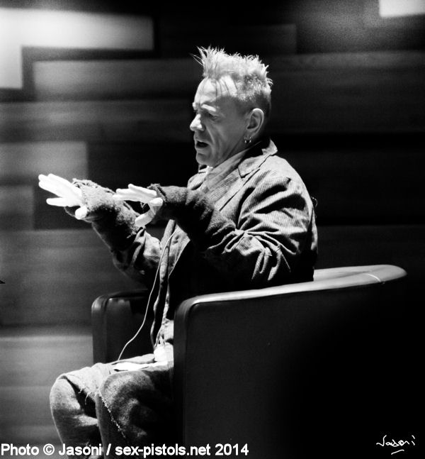 John Lydon - Birmingham 14th October 2014 Book Launch