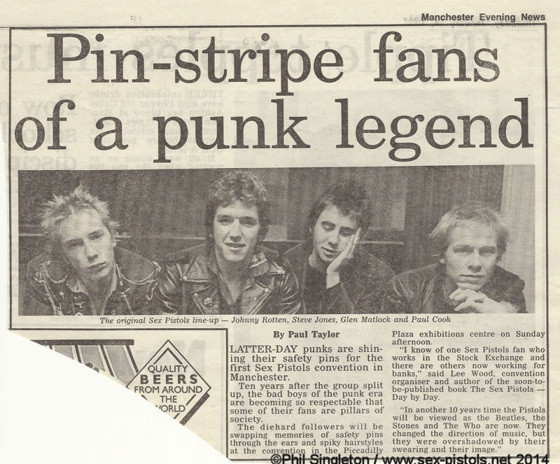 Sex Pistols - Manchester Convention Jan 1988