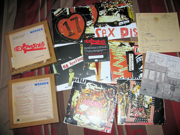 Sex Pistols - NEVER MIND THE BOLLOCKS HERE'S THE SEX PISTOLS ALTERNATIVE TAKES 7 x 7" VINYL BOX SET