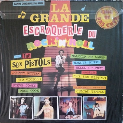 Sex Pistols - The Great Rock 'N' Roll Swindle Single LP Virgin Records France. English & German label text around label edge