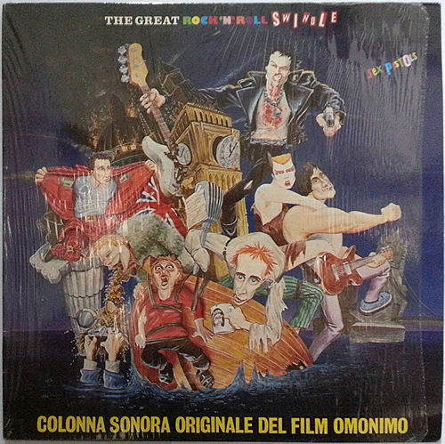 Sex Pistols - The Great Rock 'N' Roll Swindle Single LP Virgin Records Italy 1st Pressing