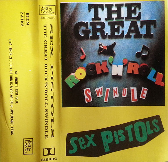  Sex Pistols - The Great Rock 'N' Roll Swindle Single LP Virgin Records Poland Cassette