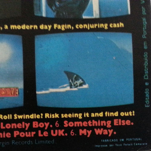 Sex Pistols - The Great Rock 'N' Roll Swindle Single LP Virgin Records Portugal