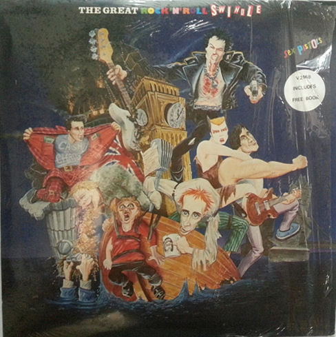 Sex Pistols - The Great Rock 'N' Roll Swindle Single LP Virgin Records UK 1st Pressing with Book