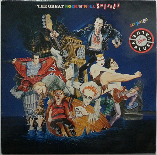 Sex Pistols - The Great Rock 'N' Roll Swindle Single LP Virgin Records UK Virgin Value re-issue Pressing