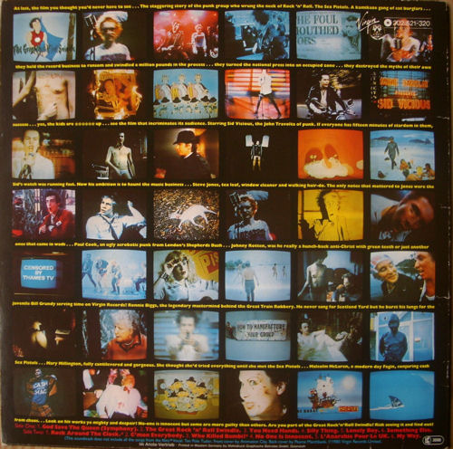 Sex Pistols - The Great Rock 'N' Roll Swindle Single LP Virgin Records West Germany GEMA pressing, one-line label rim text