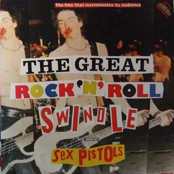 Sex Pistols - The Great Rock 'N' Roll Swindle JAPAN - LASER DISC Sid Vicious Cover