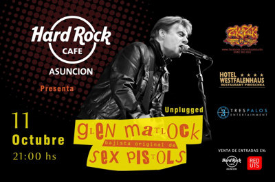 Glen Matlock Live in Paraguay October 11