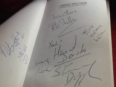 first edition of I Swear - signed