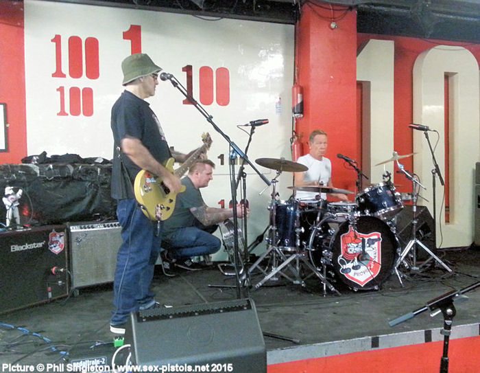 The Professionals: 100 Club, London, 16th October 2015 Soundcheck