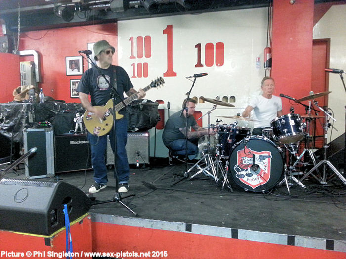 The Professionals: 100 Club, London, 16th October 2015 Soundcheck