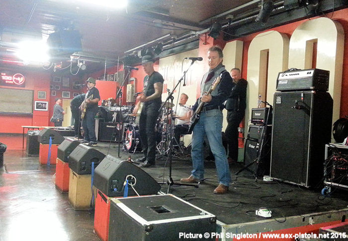 The Professionals: 100 Club, London, 16th October 2015 Soundcheck