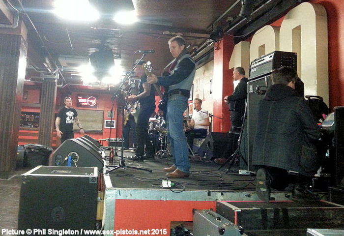 The Professionals: 100 Club, London, 16th October 2015 Soundcheck