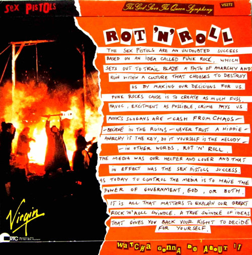 Sex Pistols - C'Mon Everybody New Zealand 7" 2nd Pressing