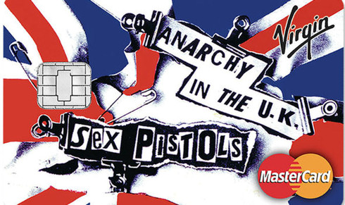 Sex Pistols' Credit Cards launched by Virgin
