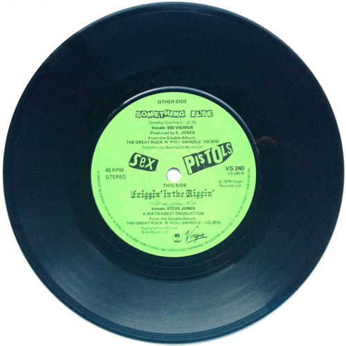 Sex Pistols - Something Else United Kingdom 7" Mispress