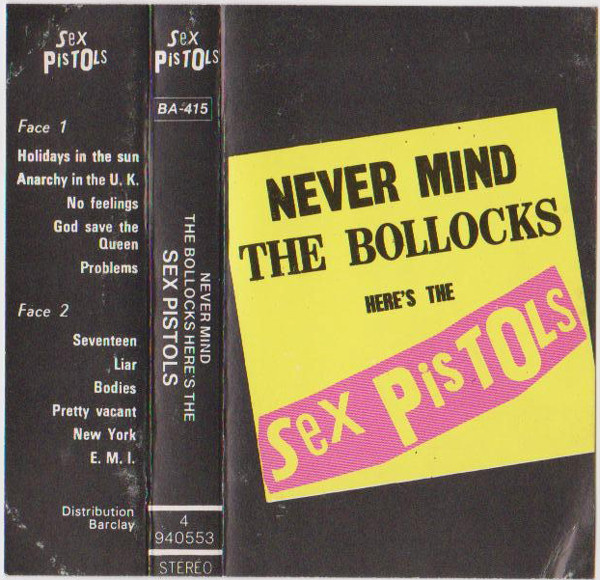 Sex Pistols - NMTB Barclay Cassette