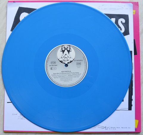 Sex Pistols - Never Mind The Bollocks German coloured vinyl counterfeit