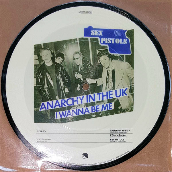 Sex Pistols - Anarchy Counterfeit Picture Disc x 4
