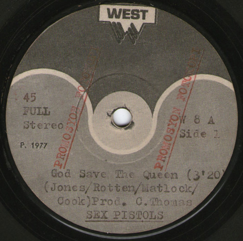 Sex Pistols - God Save The Queen Turkey 7" Promo
