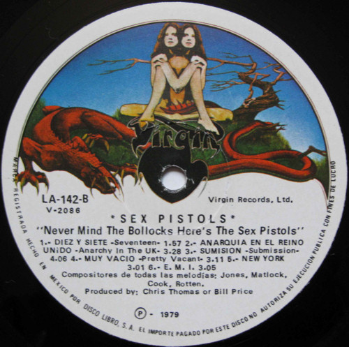  Sex Pistols - Never Mind The Bollocks: Mexico Promo