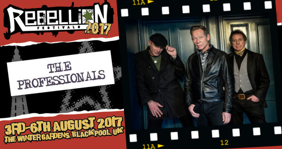 The Professionals play Rebellion Friday 4th August