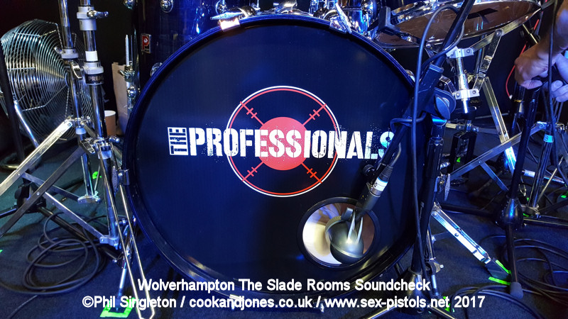 The Professionals Wolverhampton Soundcheck October 2017