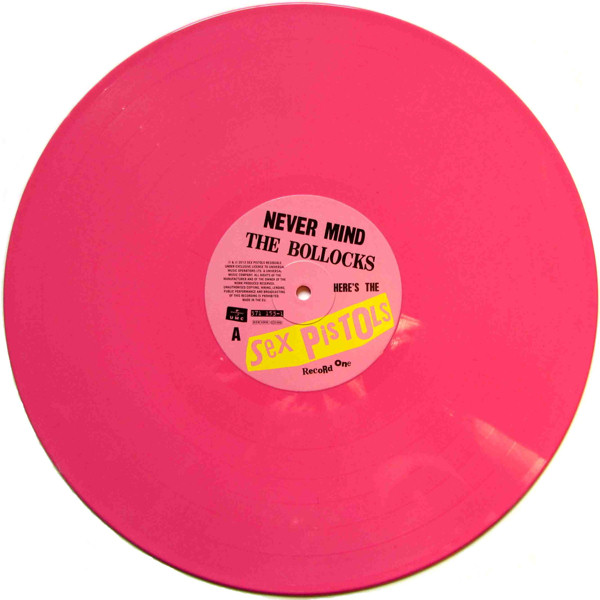 Sex Pistols - Never Mind The Bollocks: United Kingdom HMV pink vinyl LP