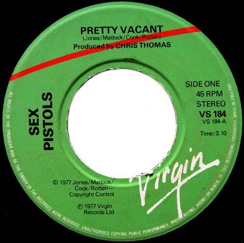 Sex Pistols - Pretty Vacant United Kingdom 7"