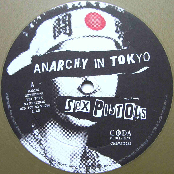 Anarchy In Tokyo (Coda Records CPLVNY333)