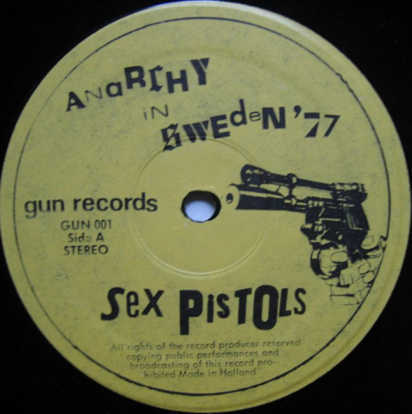 Sex Pistols - Anarchy In Sweden LP