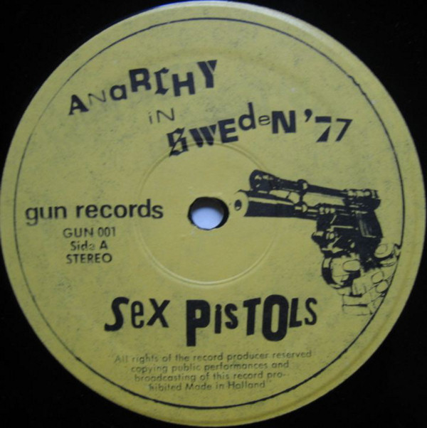 God Save The Sex Pistols Anarchy In Sweden Lp Bootleg