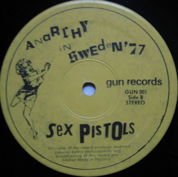 God Save The Sex Pistols - Anarchy In Sweden LP Bootleg