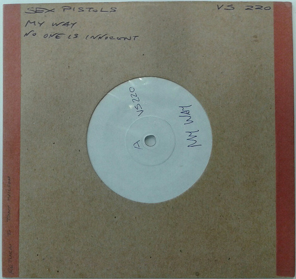 NO ONE IS INNOCENT MY WAY - VS 220 A2 B1 WHITE LABELS