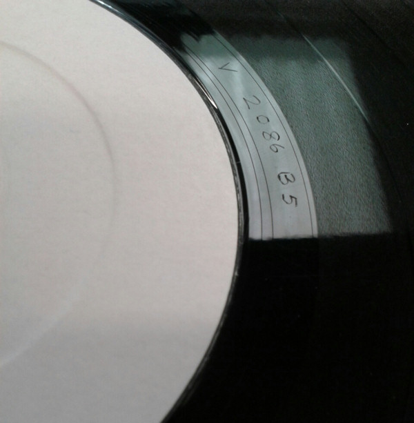 Never Mind The Bollocks: United Kingdom White Label Test Pressing with A7 B5 matrix