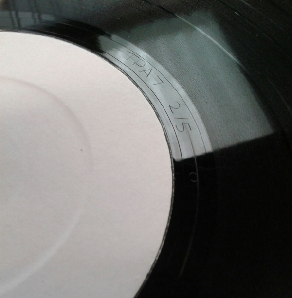 Never Mind The Bollocks: United Kingdom White Label Test Pressing with A7 B5 matrix