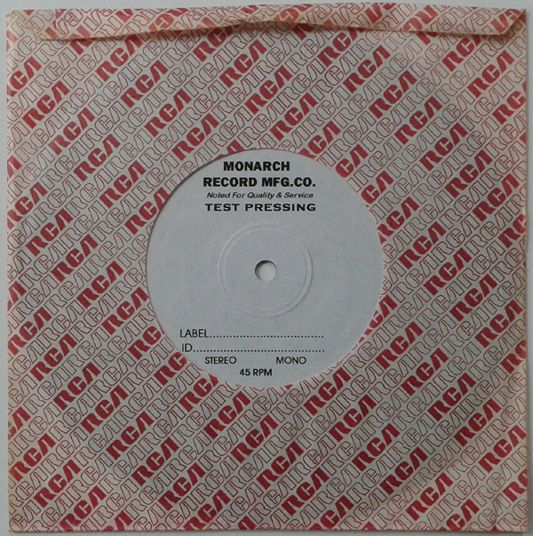 No One Is Innocent / My Way Australian Test Pressing