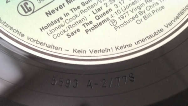 NMTB West German 12 Track Pressing