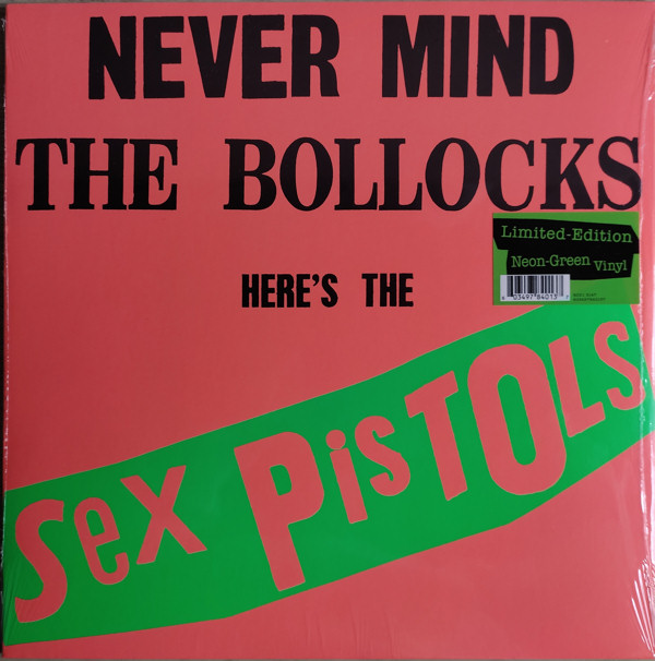 Sex Pistols - Never Mind The Bollocks: USA 2022 Neon Green Vinyl Pressing