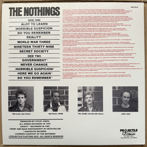 The Nothings: A Lot To Learn 2025