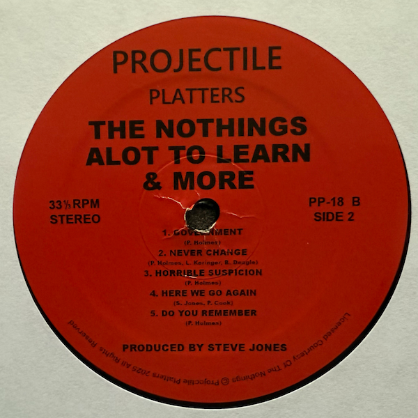 The Nothings: A Lot To Learn 2025