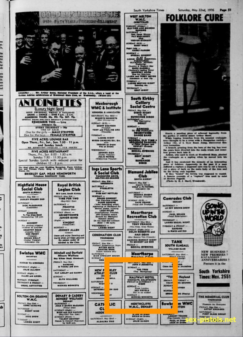 BARNSLEY: HALFWAY HOTEL HIGHGATE, GOLDTHORPE