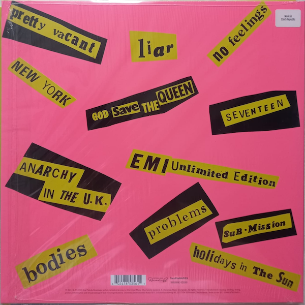 Never Mind The Bollocks: United Kingdom 2025 Crystal Clear Vinyl National Album Day