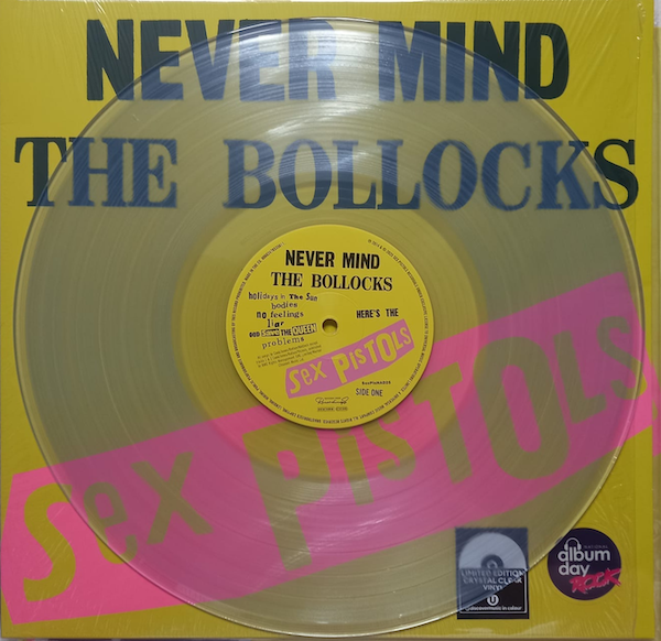 Never Mind The Bollocks: United Kingdom 2025 Crystal Clear Vinyl National Album Day
