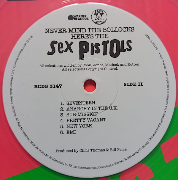 USA NMTB Clear Vinyl Pressing