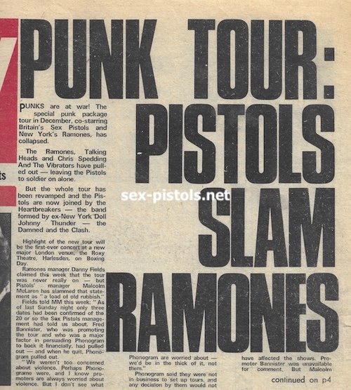 Melody Maker 20th November 1976