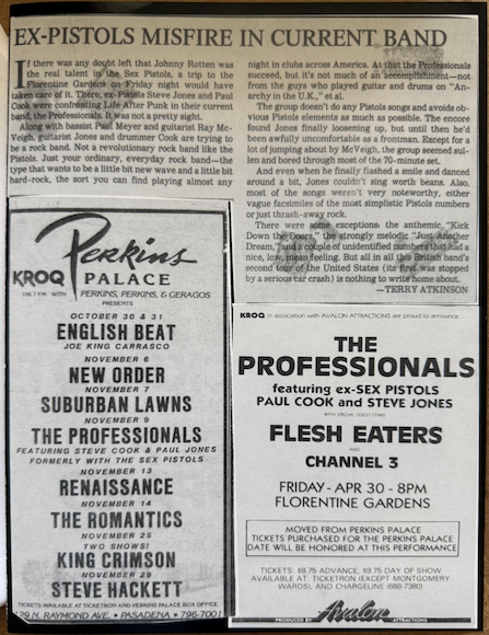 The Professionals - Keystone Berkeley, California