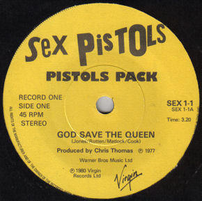 God Save The Queen / Pretty Vacant (Virgin SEX 1.1)