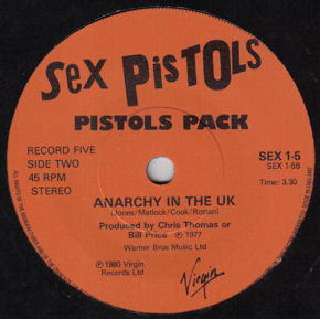 God Save The Sex Pistols Pistols Pack Uk Collection I M Not Your Stepping Stone Anarchy