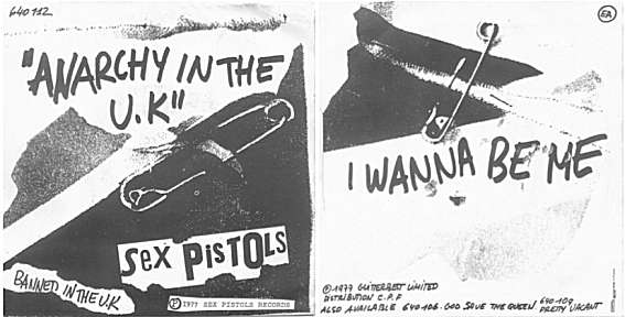 Anarchy In The U.K. / I Wanna Be Me (Barclay 640 112)